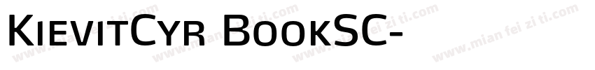 KievitCyr BookSC字体转换